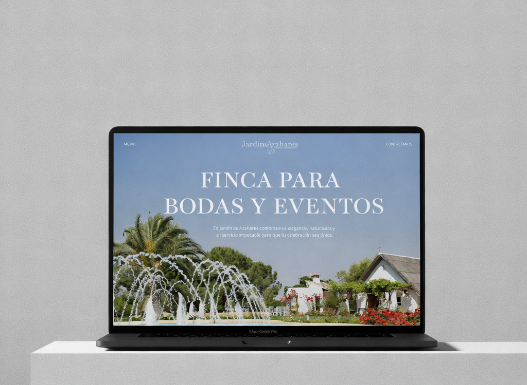 Jardin de Azahares Diseño Web